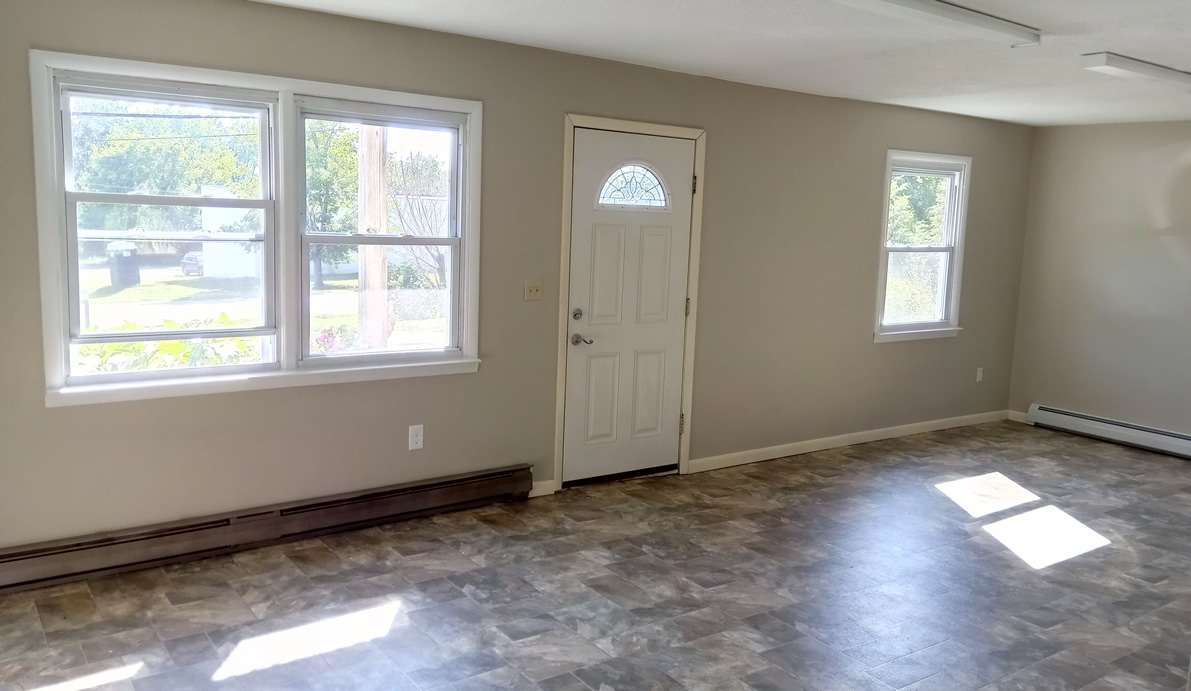 main area view of entrance